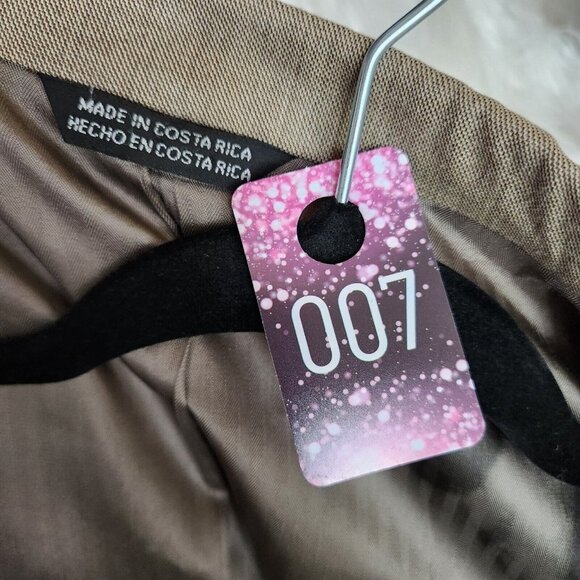 Stafford Men's Suit Jacket Size 44R Beige 100% Wool Collared 3 Button Blazer - Picture 8 of 11